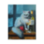 Thumbnail: Guardian of Pleasure - Rolled Poster - Funny Animal Art Print for Home Decor
