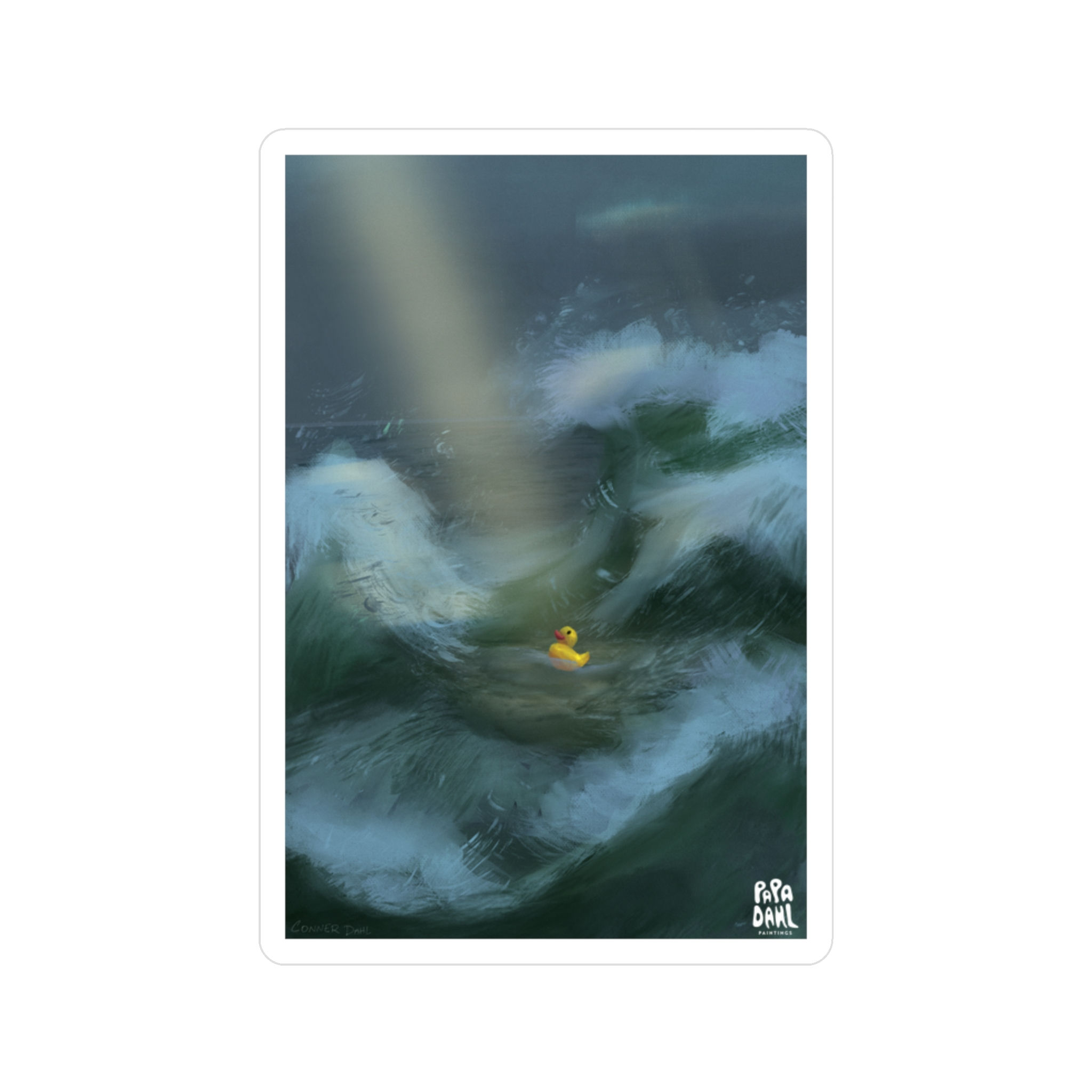 Nautical Rubber Ducky - Whimsical Vinyl Decals for Home Decor