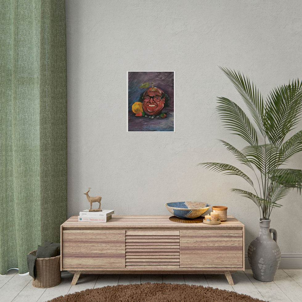 Thumbnail: Danny Devito Fresh Fruit - Rolled Poster - Funny Art Print for Home Decor