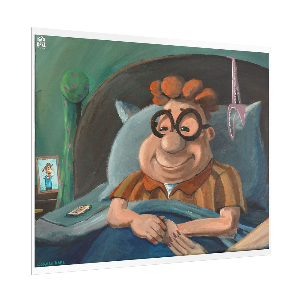 Thumbnail: Mister Neutron - Rolled Poster - Funny Cartoon Satire