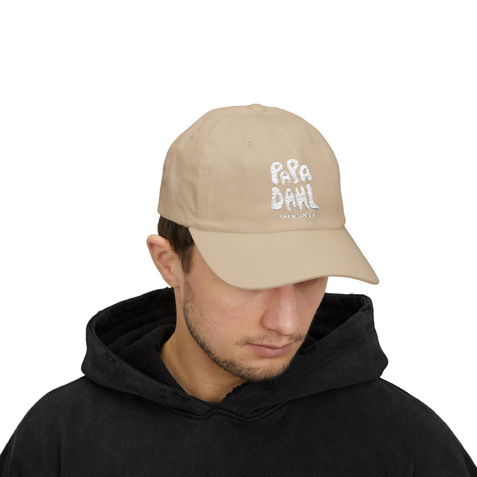 Thumbnail: "Papa Cap" Art Hat - Papa Dahl Paintings Classic Dad Cap