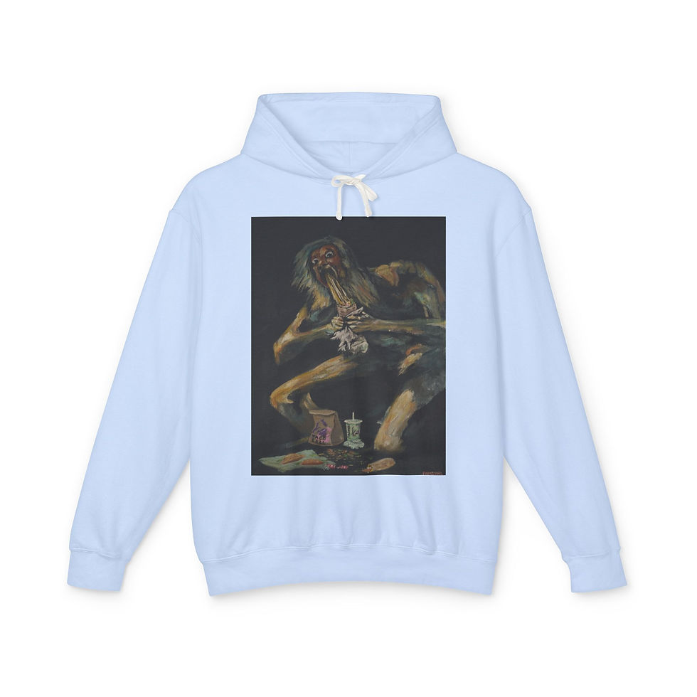 Thumbnail: Saturn Devouring Taco Bell - Unisex Hooded Sweatshirt