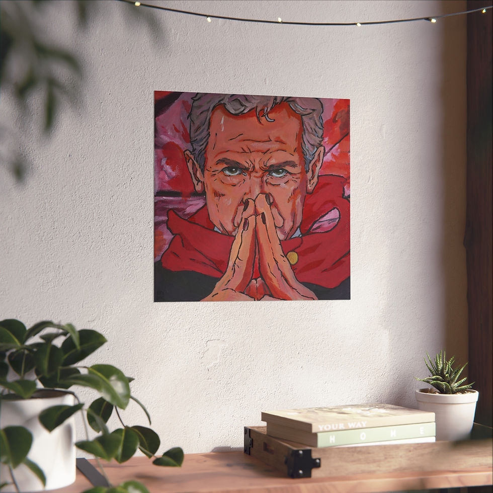 Thumbnail: Domain Expansion: Malevolent Towers — George Bush Jr JJK Rolled Poster