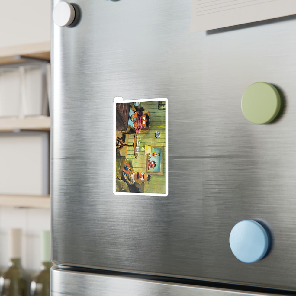 Thumbnail: Whimsical Vinyl Decals for Home Decor - Fun Character Design