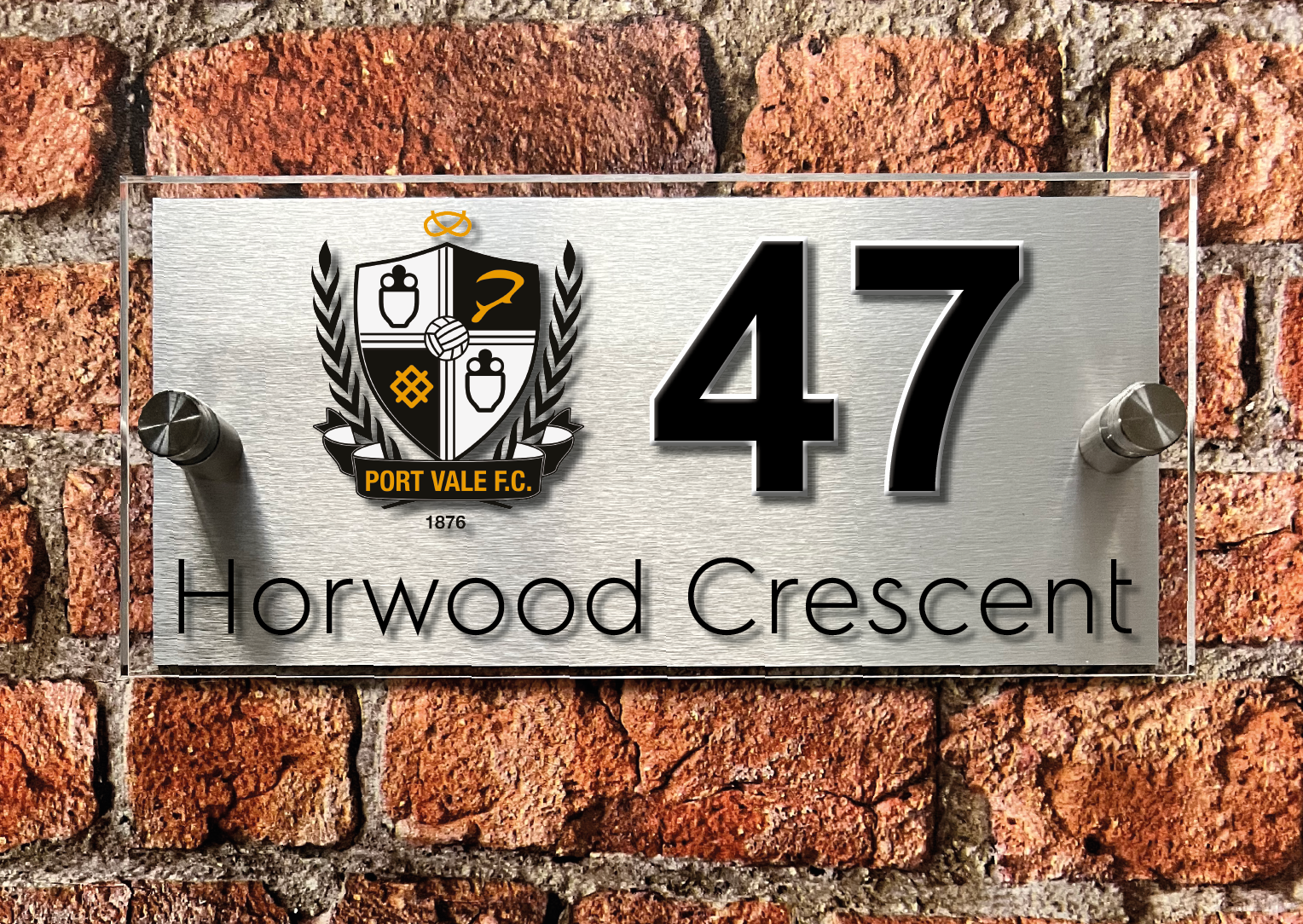 Port Vale house sign