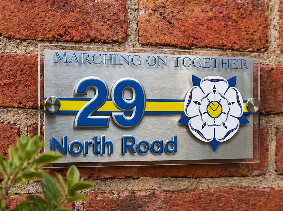 Thumbnail: Leeds house sign
