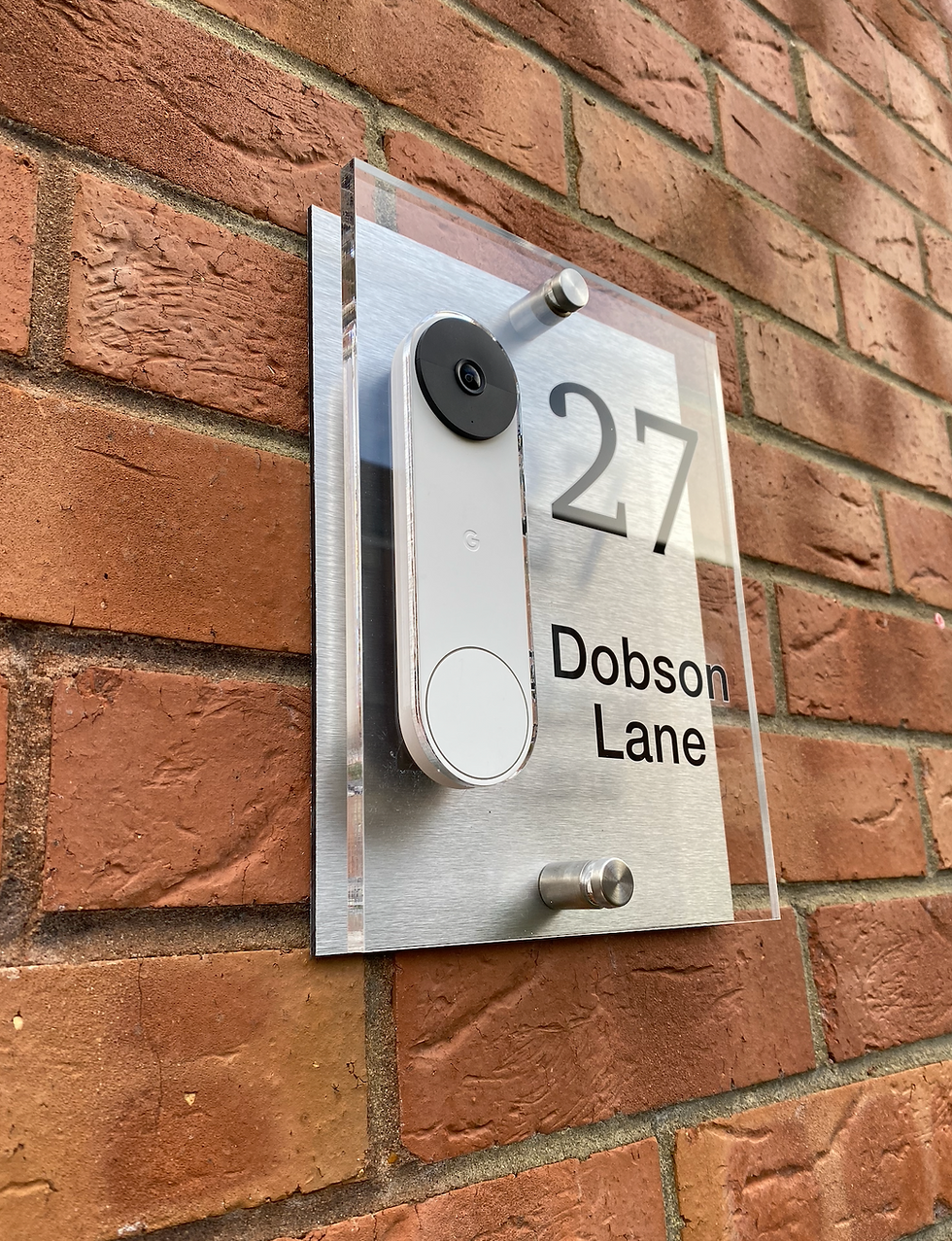 Thumbnail: Google Nest Door Number Sign