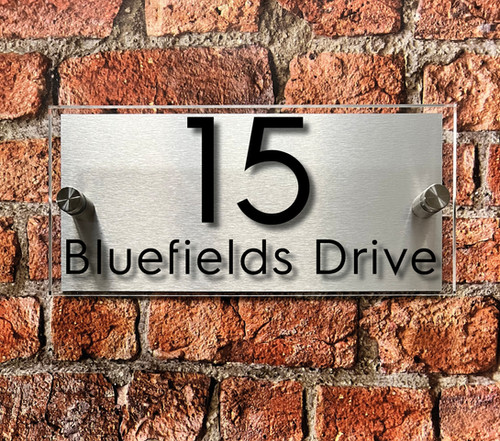 'Modern Classic' House sign | House Signs Direct