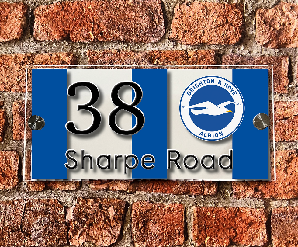 Brighton house sign House Signs Direct