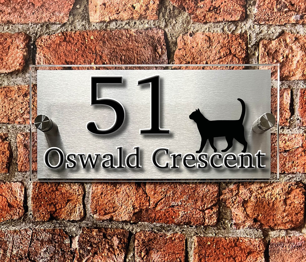 Thumbnail: Black Cat House sign