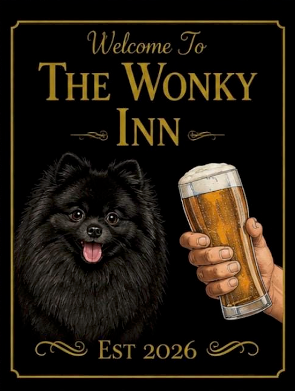 Thumbnail: Premium Personalised Home Bar Sign | Custom Pub, Shed & Garden Bar Sign