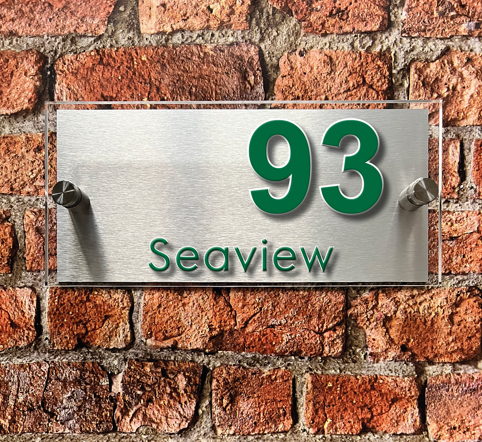 Thumbnail: Personalised House Sign 