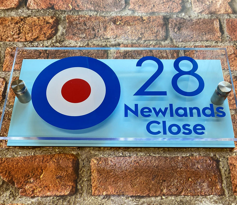 Military Remembrance House signs direct 2/2