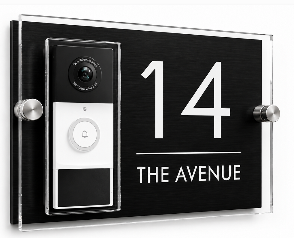Thumbnail: Video Doorbell House Number Sign