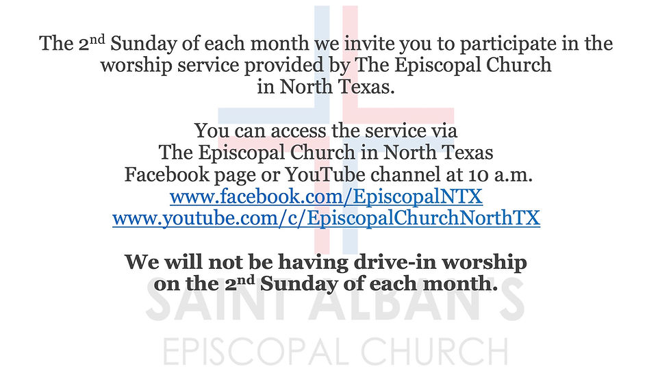 Second Sundays: The Episcopal Church in North Texas