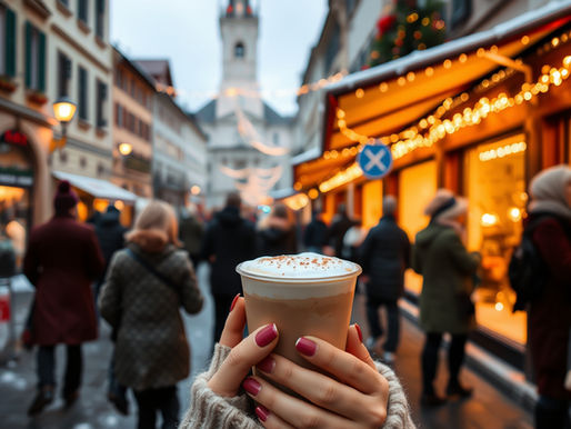 hot chocolate in winter