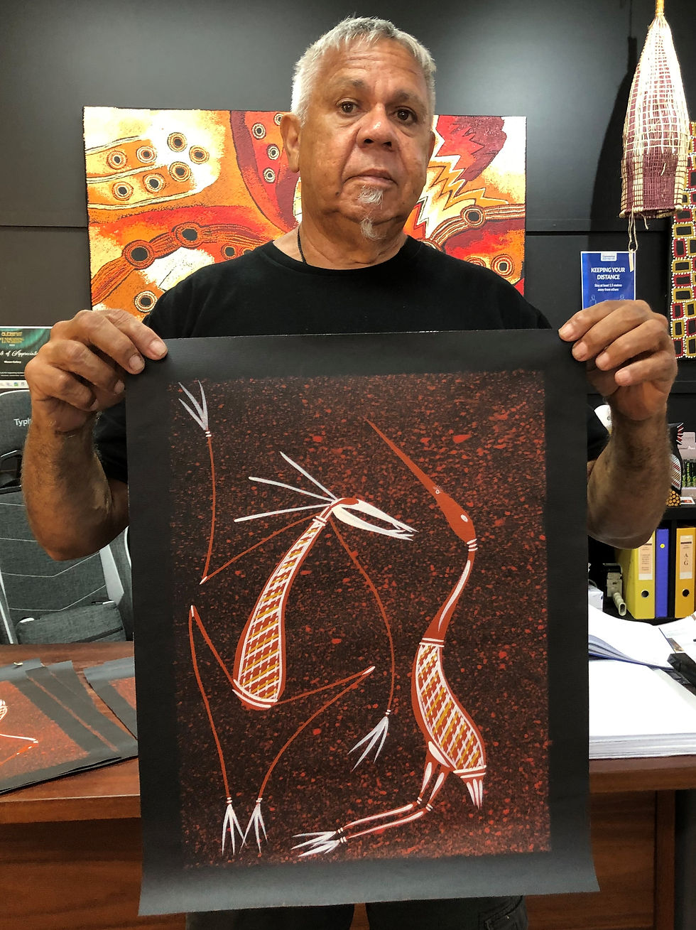 Brolga and Mimi Spirit