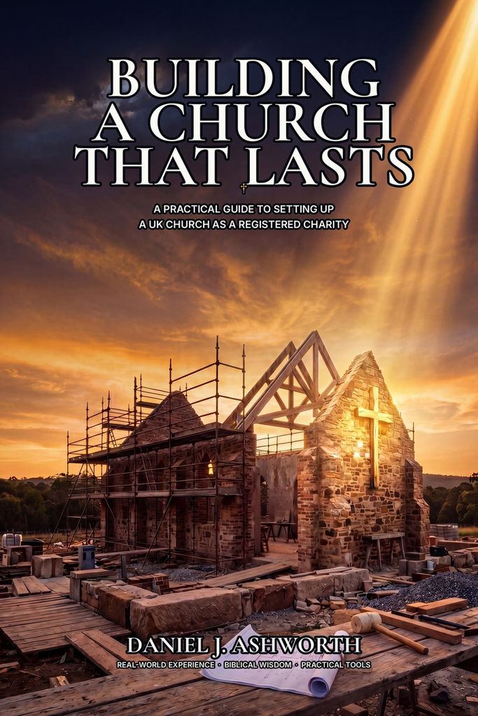 Subtle church construction book cover motif