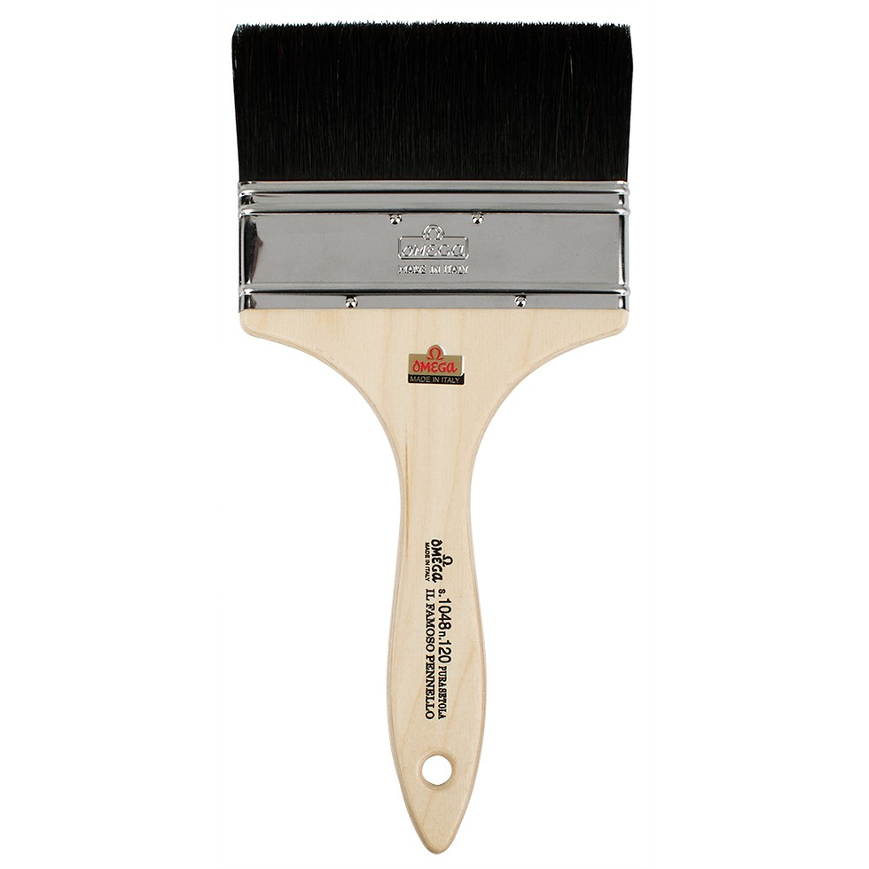 Omega 100% Nylon 9mm Thick Paint Brush S1048N