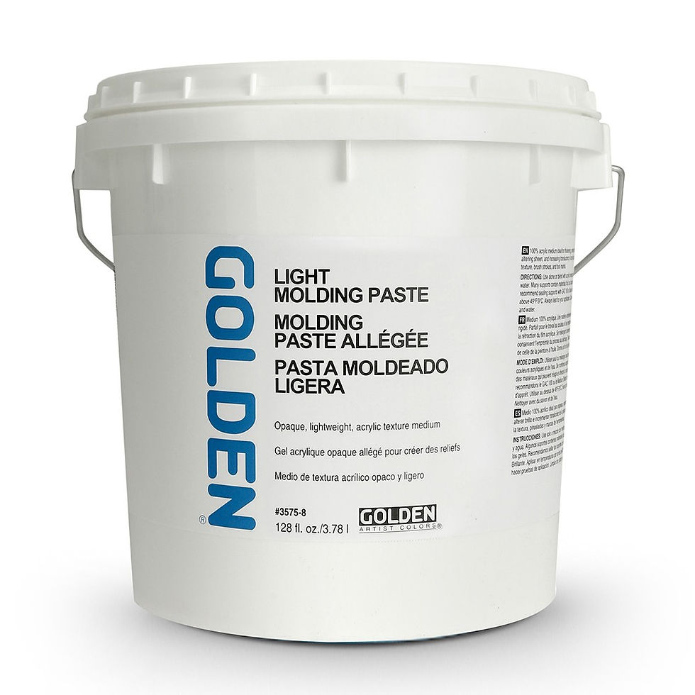 3780ml/128oz Golden Light Molding Paste Paste