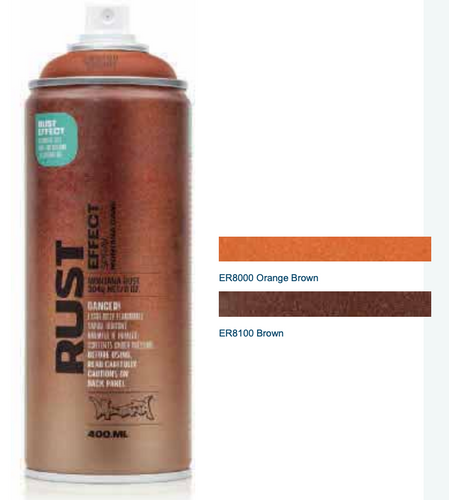 6 Pack 400ml Montana Spray Can Rust Effect | Tebbs
