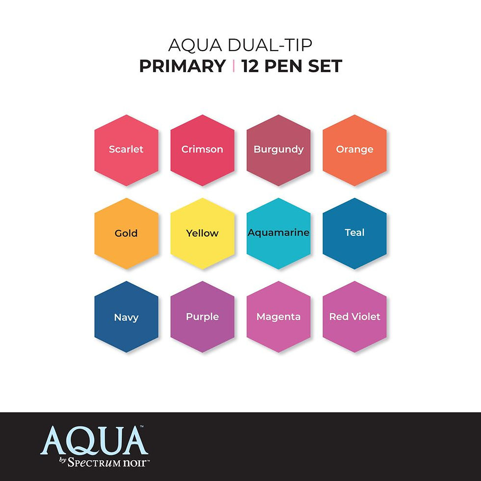 1 Pack of Artliners + 2 Packs of Spectrum Noir Aqua Marker Box Sets