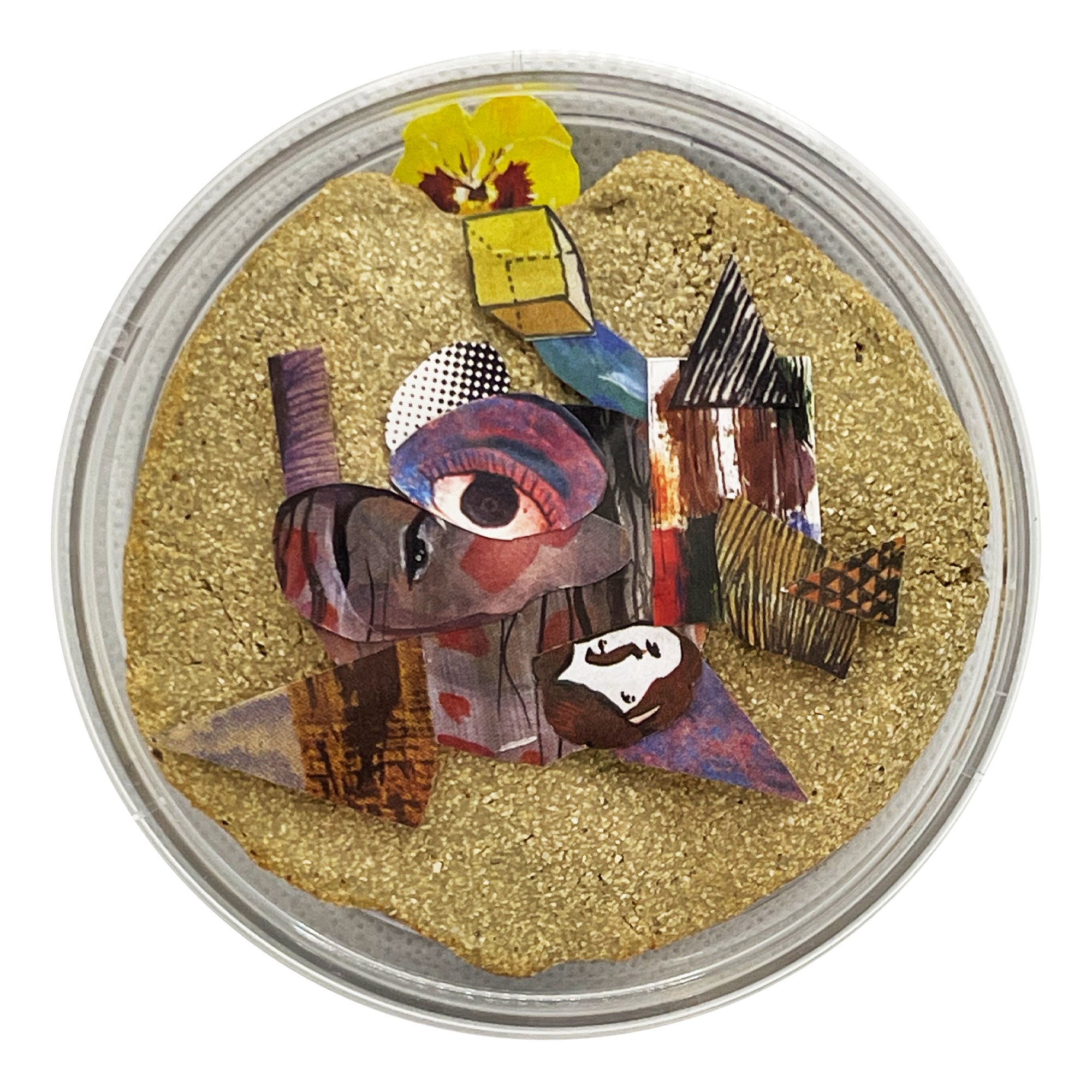 Composition with paper and stone Original by Hayley Stevenson