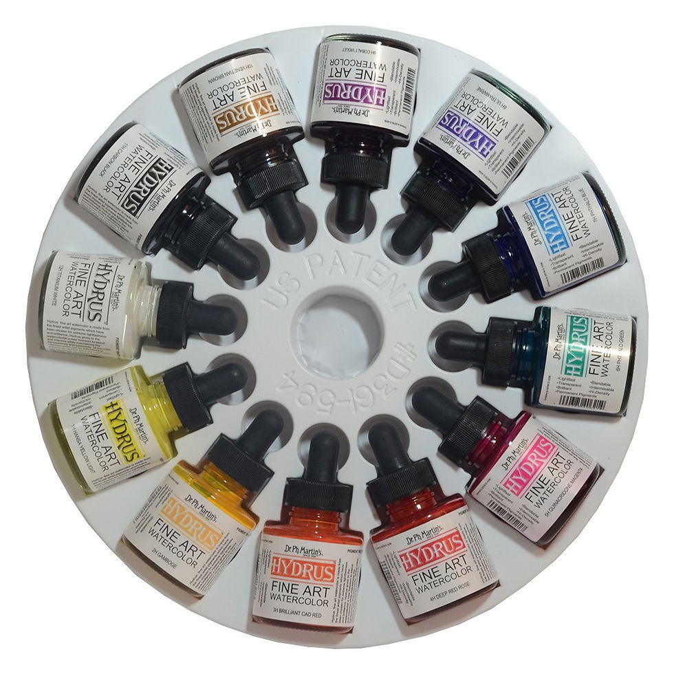 30ml Dr. Ph. Martin's Hydrus Watercolours 12 Pack Set 1