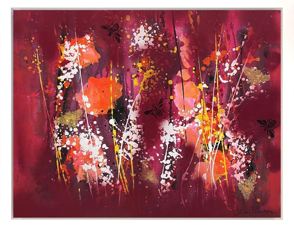 Bees And Bloom VIII by Jean Picton