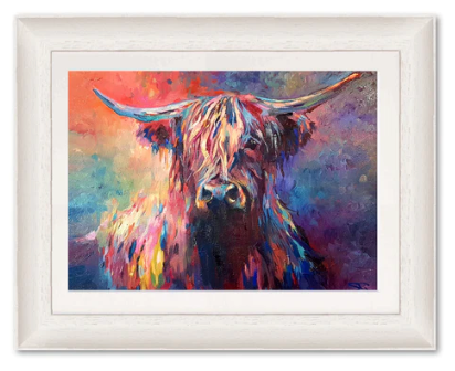 Highland Cow Open Edition Print by Sue Gardner