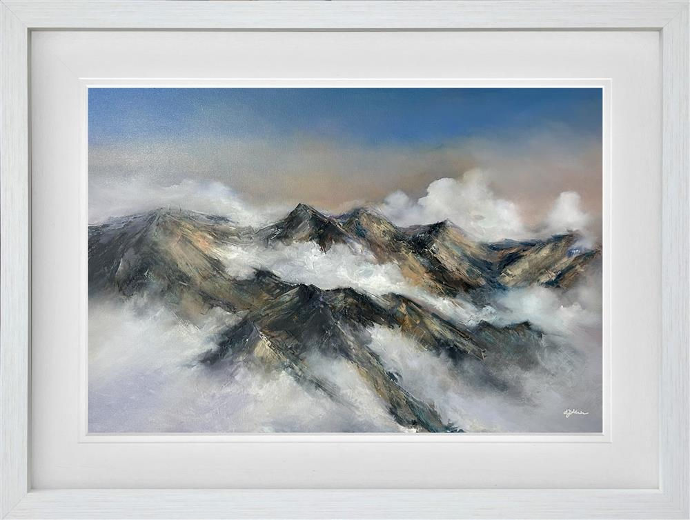 Over The Misty Mountains Original Art by Alison Johnson 