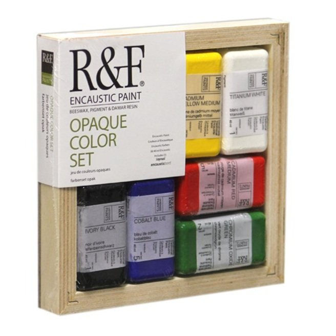 R&F Encaustic Wooden Opaque Kit
