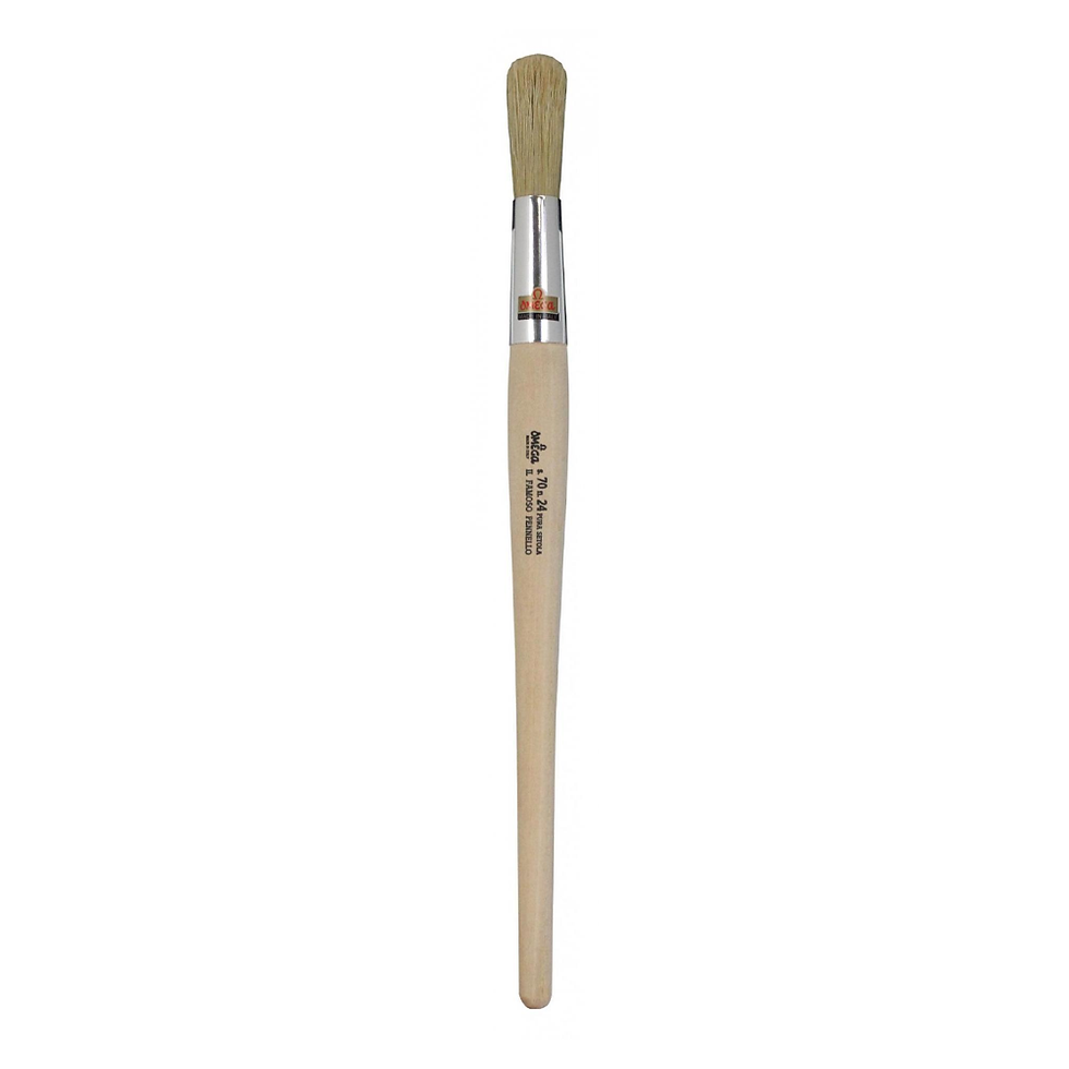 Omega 100% Bristle 17-63mm Thick Paint Brush Series S70