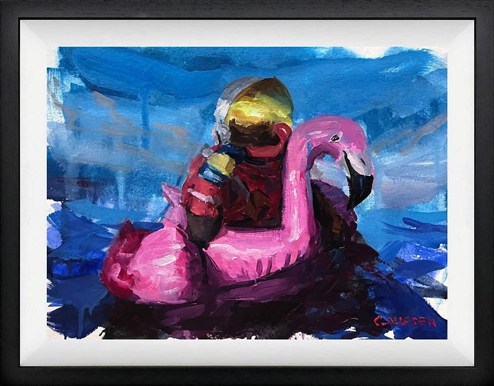 Boring Apocalypse Study Study Original Art by Andreas Claussen