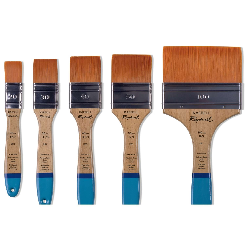 Raphael Large Kaerell Flat Paint Brush Series 281