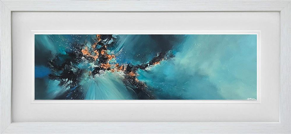 Nebula Rays III Original Art by Alison Johnson