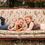 Thumbnail: Vintage Gold & Blue Couch