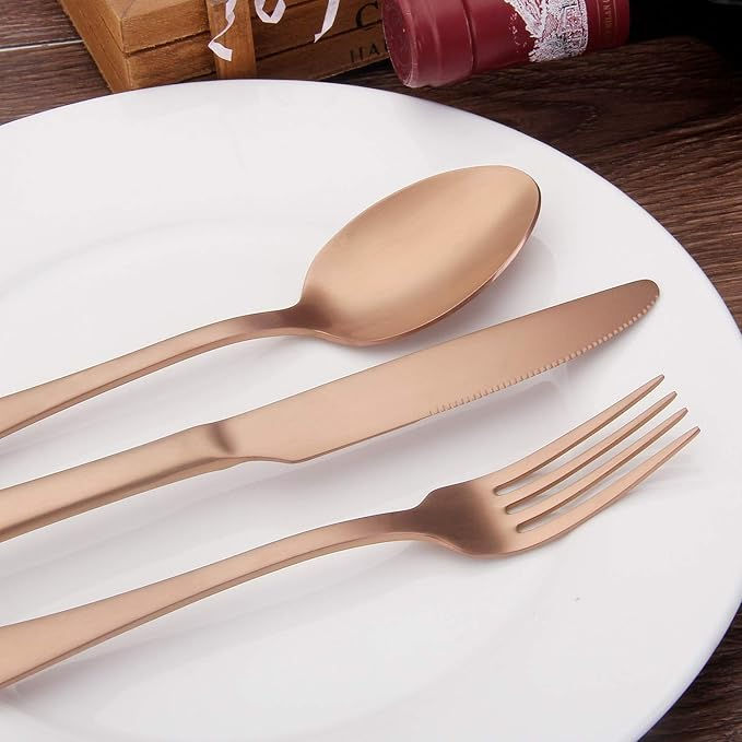 Rose Gold Flatware