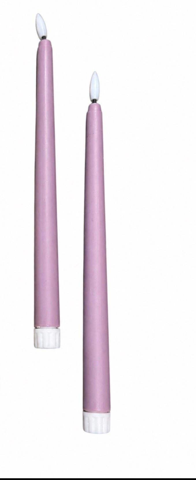 Dusty Lavender Mechanical Taper Candles