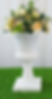 Thumbnail: White Ribbed Plastic Urn