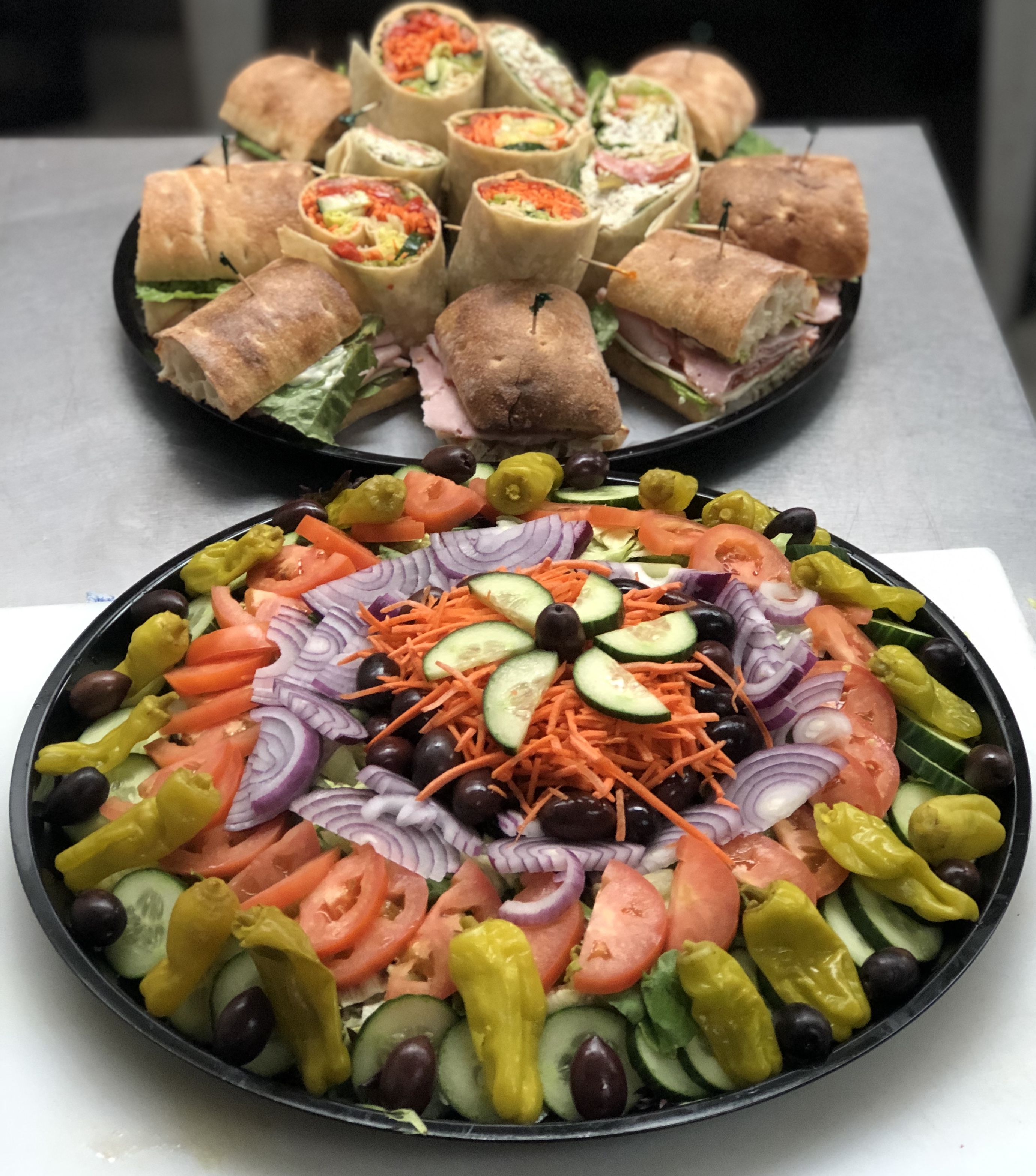 Arranged Food and Objects