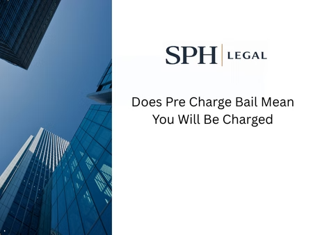 Does Pre-Charge Bail Mean You Will Be Charged?