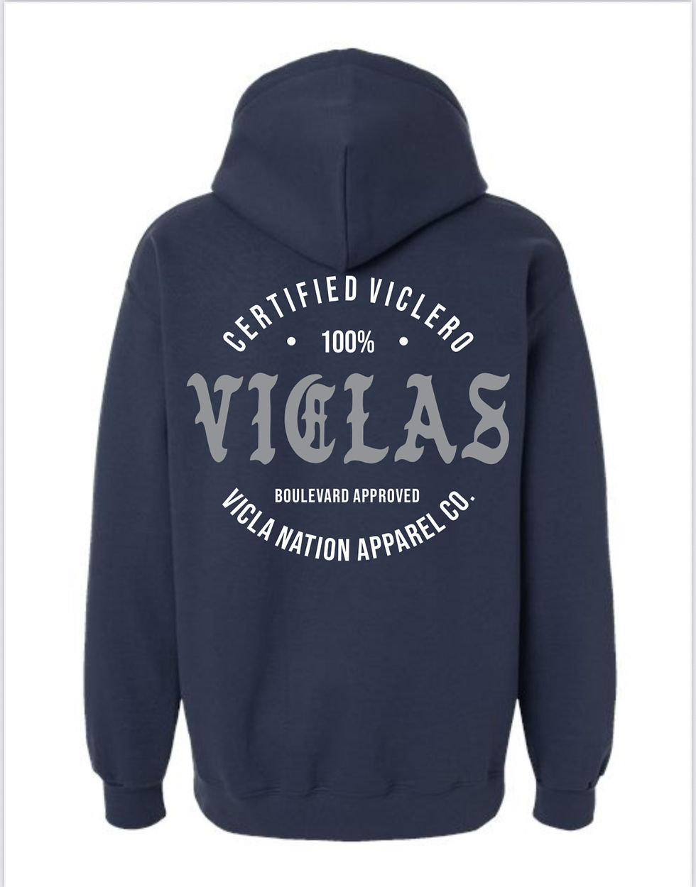 Thumbnail: Certified Viclero Navy Blue Heavy Weight Hoodie