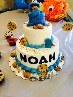 Cookie Monster Cake