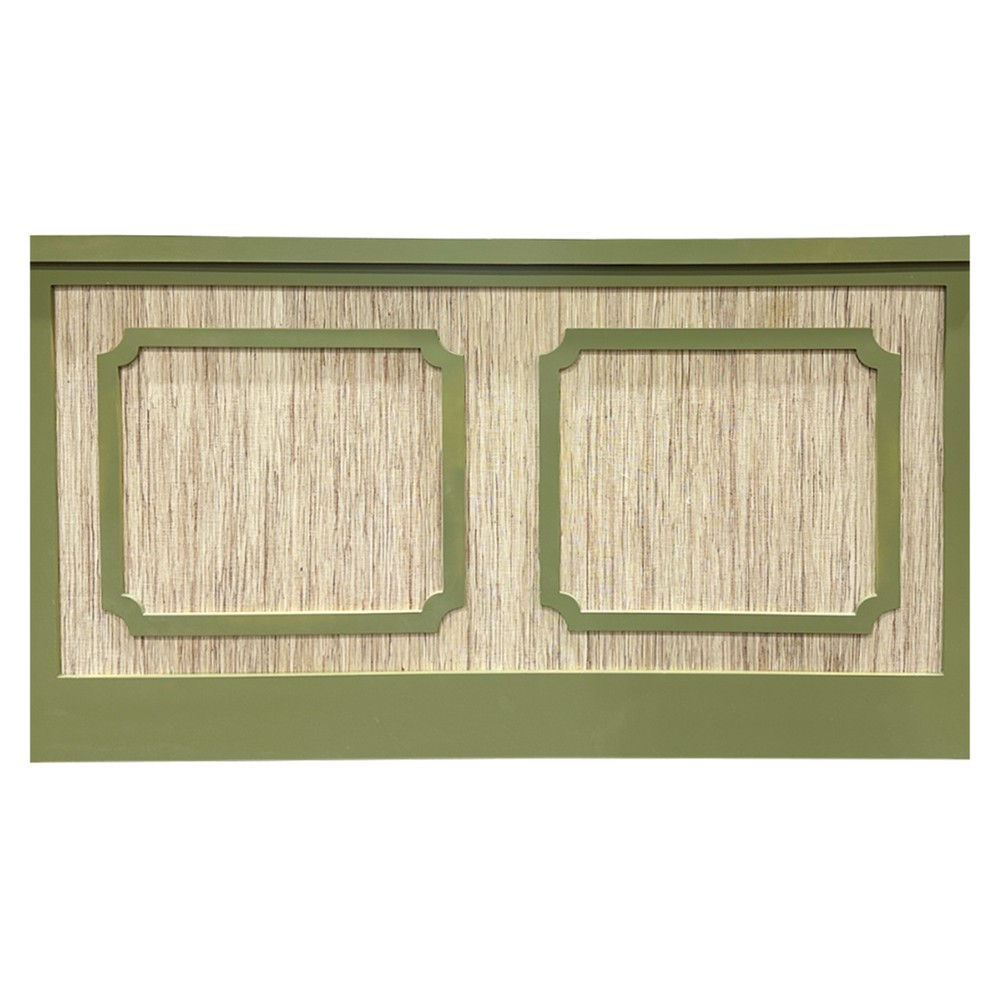 Sage Grasscloth Bar