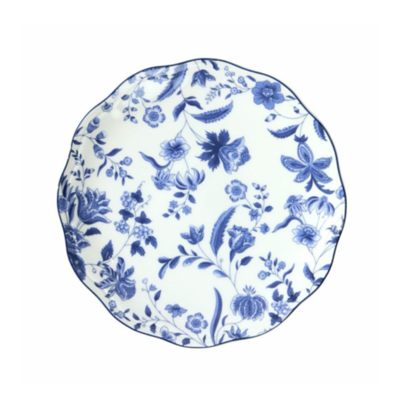 Indigo Salad Plate