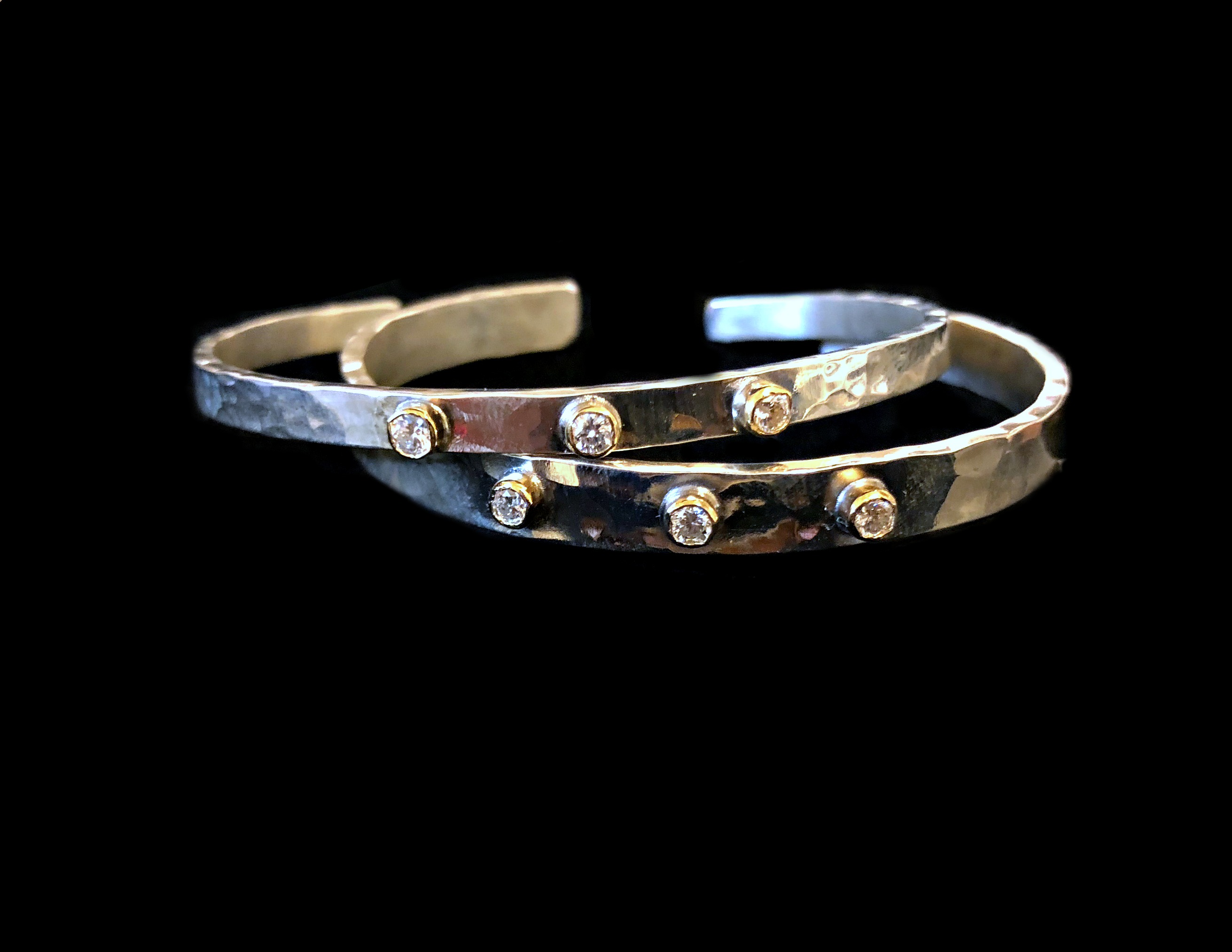 Three Diamond Cuff
