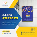 Large paper poster print for promotions