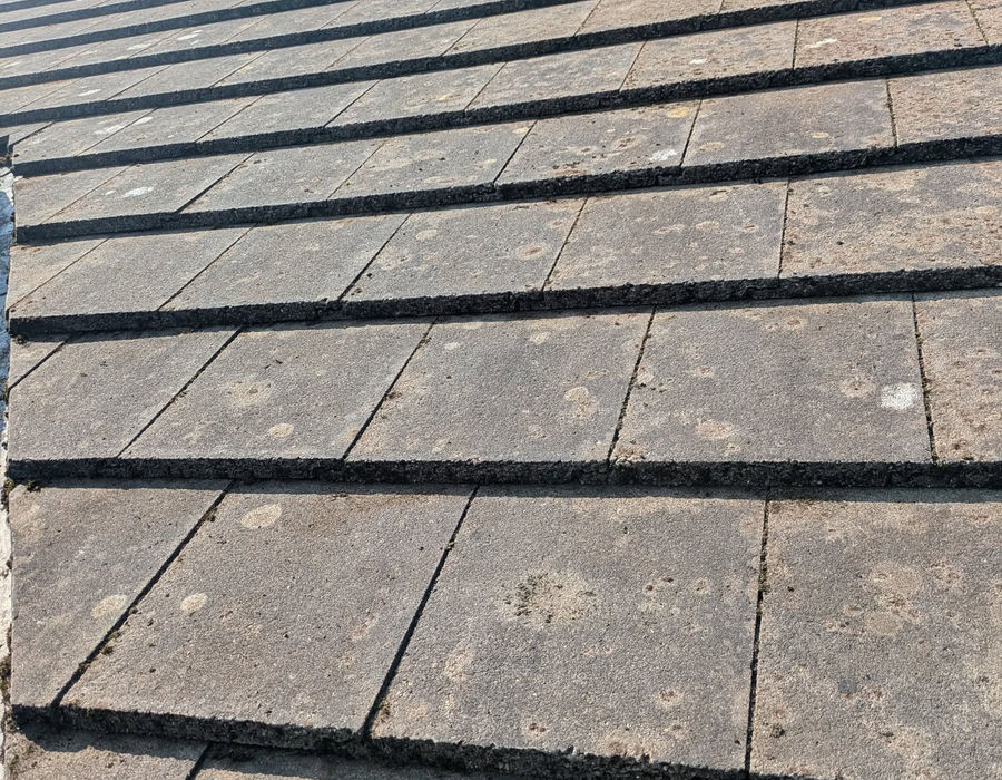 After roof clean