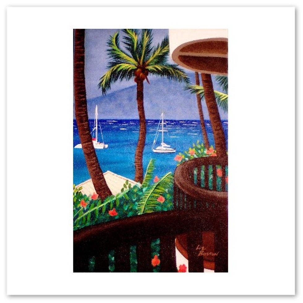 Thumbnail: Pack of 10 Maui Thinking of You Greeting Cards (US & CA)